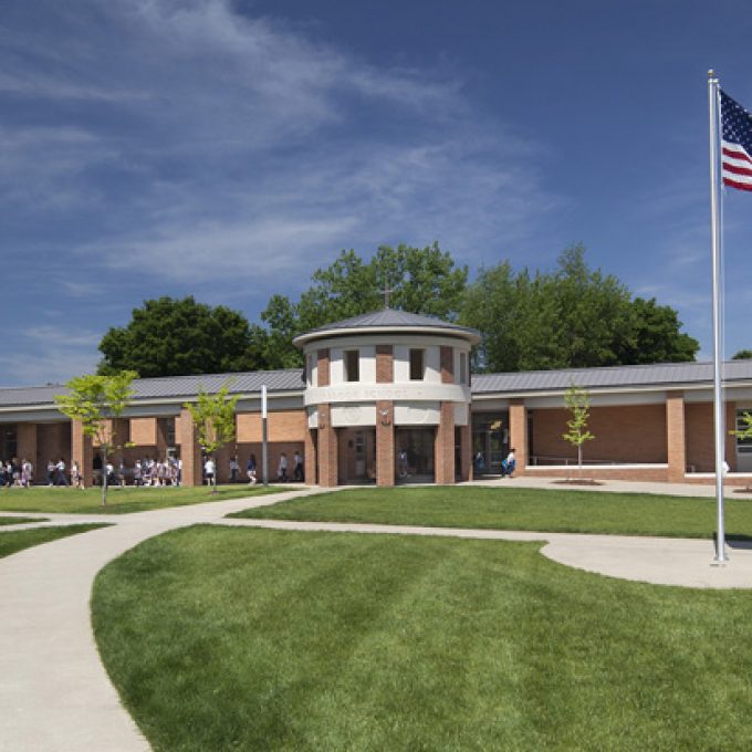 Overbrook School Great Lawn and Lobbies, Overbrook, Nashville, TN, Tennessee, architecture, design, Education, New Construction, Outdoor, Exterior, Photos, Interior,