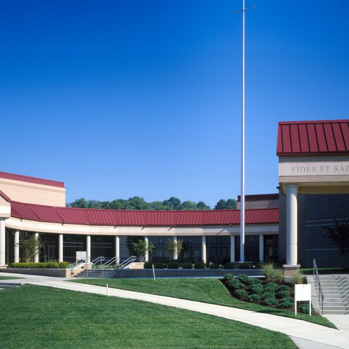 Pope John Paul II High School, Hendersonville, TN, Tennessee, architecture, design, new construction, exterior photos, interior photos