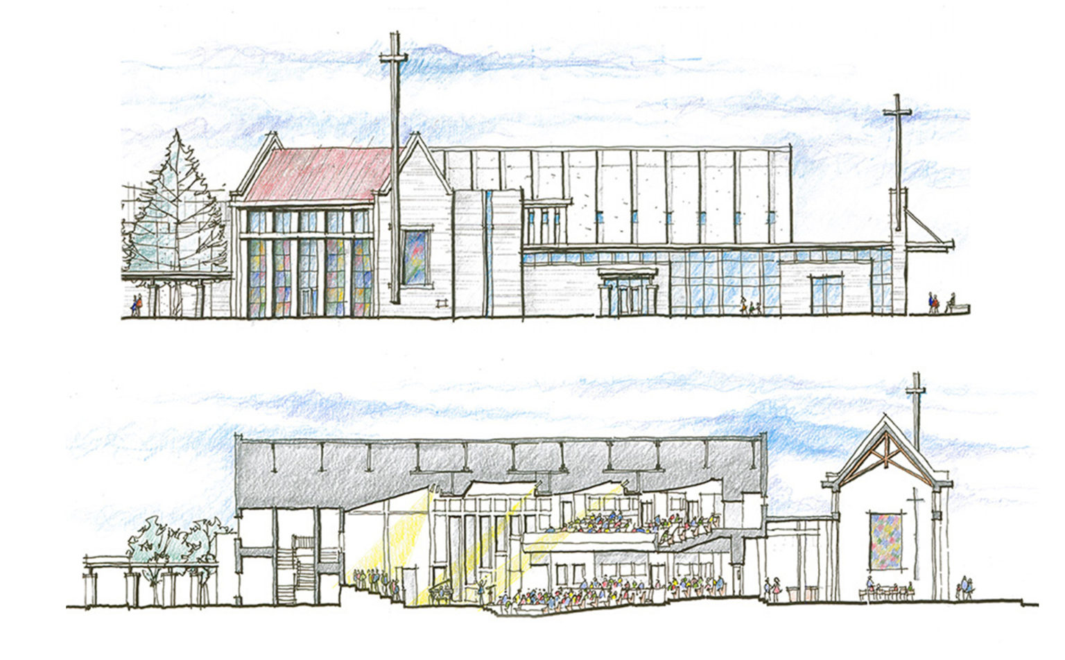 Hiland Park Baptist Church BAUER ASKEW Architecture Design