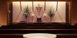 Catherine McAuley Chapel at St. Bernard Academy, Nashville, TN, Tennessee, architecture, design, worship, education, new construction, interior photos
