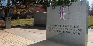 Veteran’s Memorial, MTSU, Middle Tennessee State University, Murfreesboro, TN, architecture, design, memorial, higher education, new construction, exterior photos